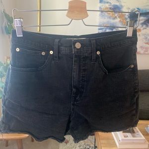 Madewell Denim Shorts Black Size 27